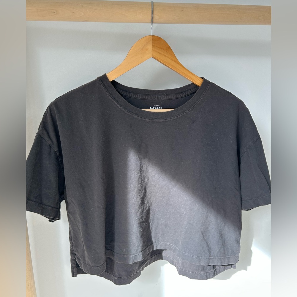 Madewell Cropped T Shirt Size M